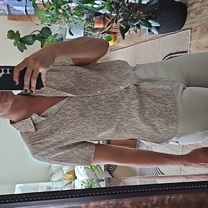 Vintage Silk shirt medium